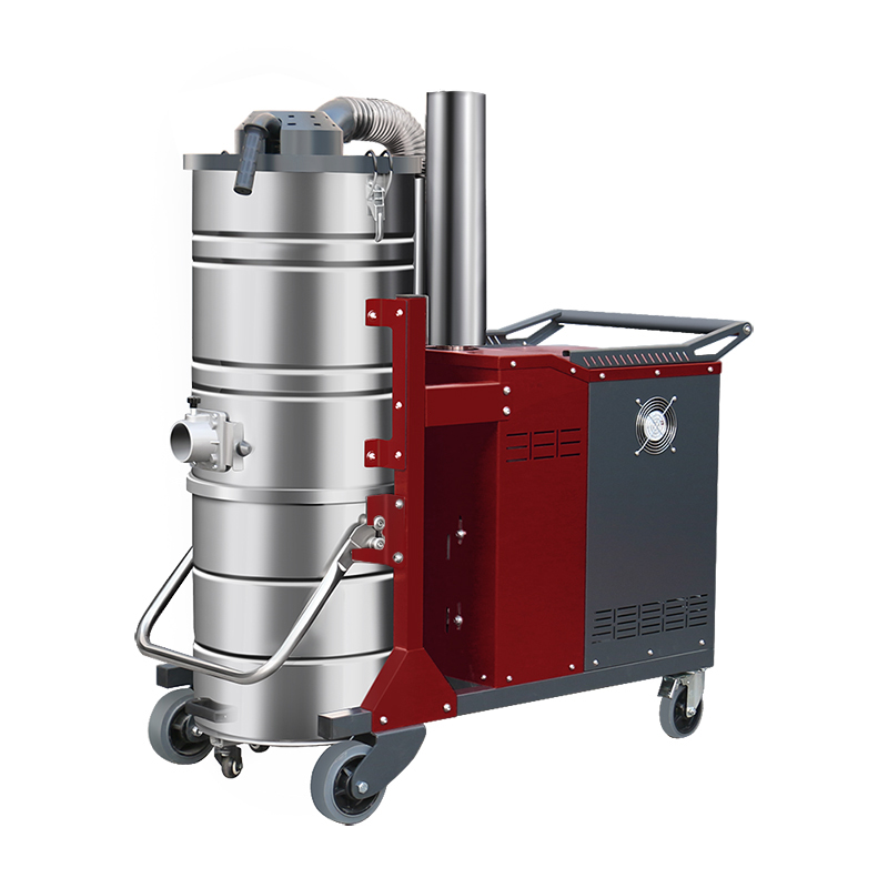 奉贤坦洁380V 双桶手动反吹工业吸尘器X8系列